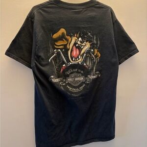 Lonney Tunes Harley Davidson Tshirt